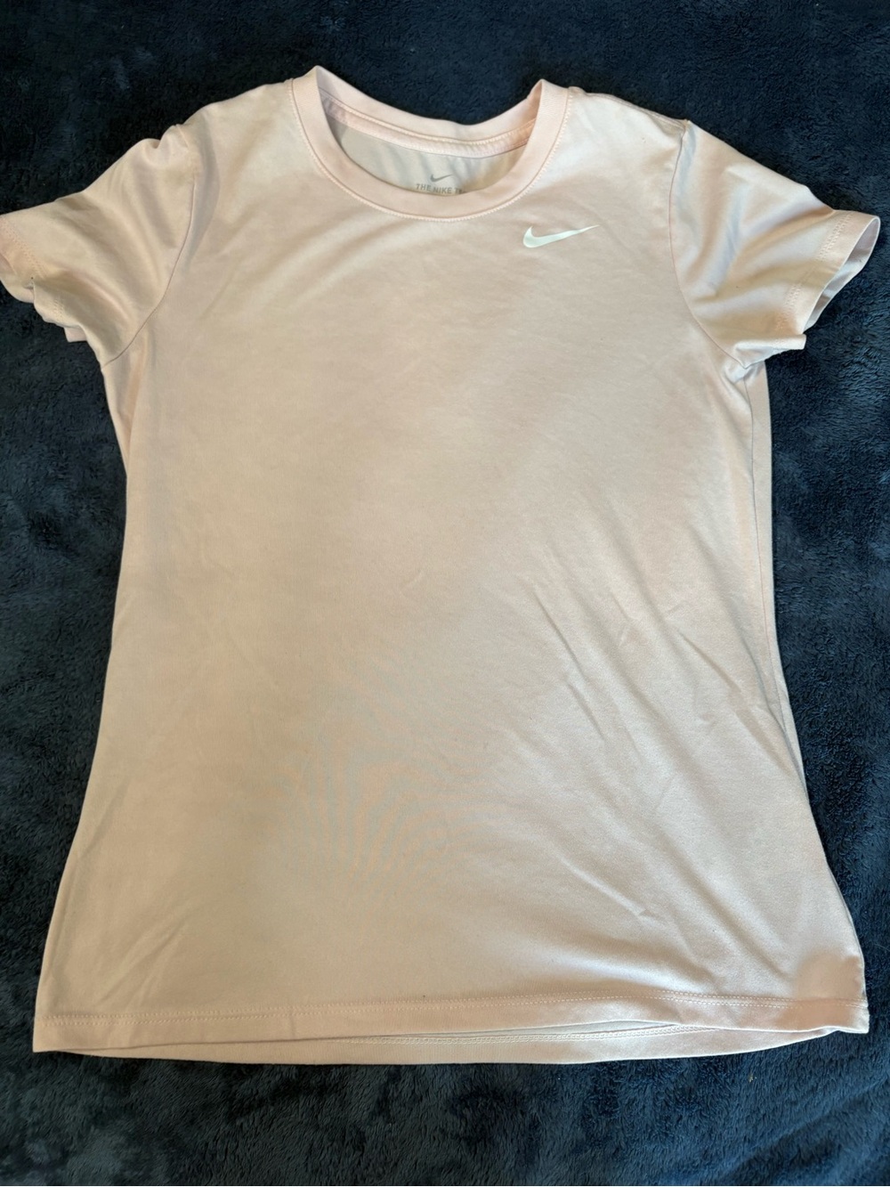 Nike Womens Light Pink Dri-FIT Short Sleeve Tee